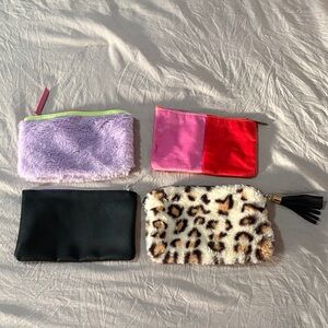 Ipsy Makeup Pouches set of 4